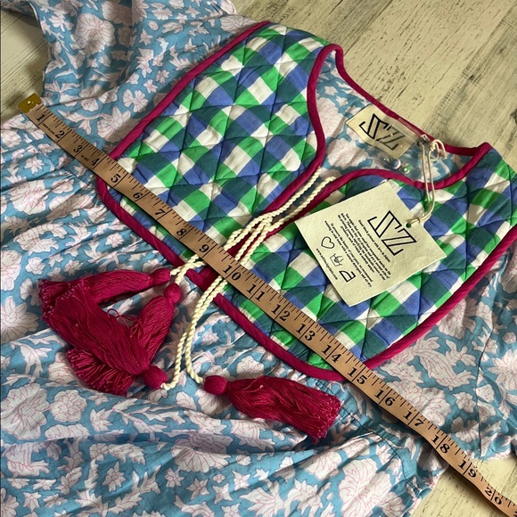 SZ Block Print Dress Size Medium. NWT - Picture 9 of 11